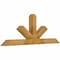 Ekena Millwork Saratoga Rough Sawn Timber Gable Bracket, Western Red Cedar, 60"W x 22"H x 4"D x 4"F, 9/12 Pitch GBW060X22X0404SAR00RWR - alternate 4